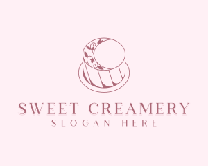 Wedding Cake Dessert logo design