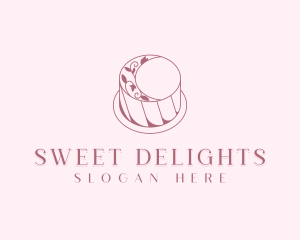 Wedding Cake Dessert logo design