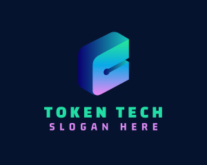 Token - Crypto Tech Token logo design