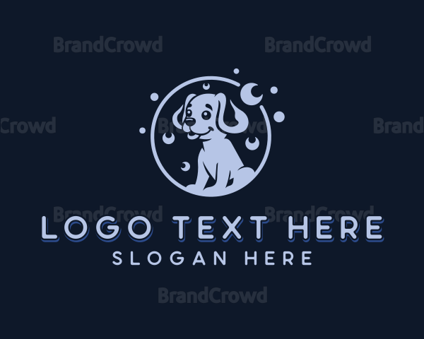 Puppy Dog Pet Care Logo