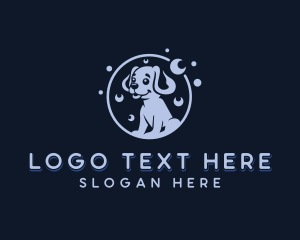 Roller Skate - Puppy Dog Pet Care logo design