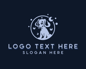 Puppy Dog Pet Care Logo