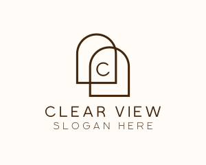 Window Arch Structure logo design