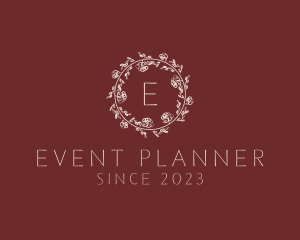 Garland Flower Wedding Planner logo design