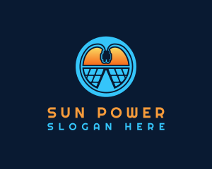 Solar - Plug Solar Source logo design
