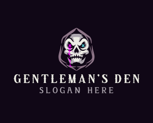  Skeleton Death Skull logo design