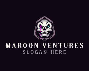  Skeleton Death Skull logo design