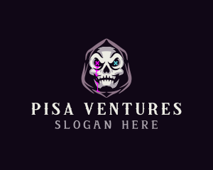  Skeleton Death Skull logo design