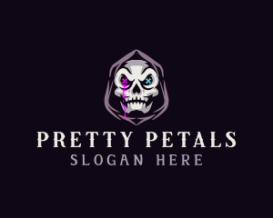  Skeleton Death Skull logo design