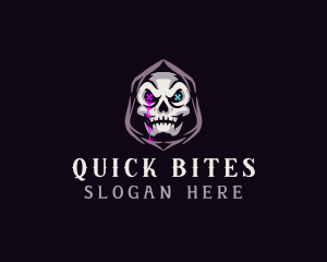  Skeleton Death Skull logo design