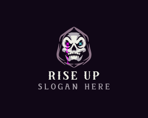  Skeleton Death Skull logo design