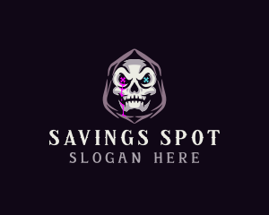  Skeleton Death Skull logo design