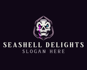  Skeleton Death Skull logo design