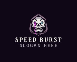  Skeleton Death Skull logo design