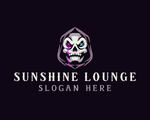  Skeleton Death Skull logo design