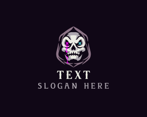  Skeleton Death Skull logo design