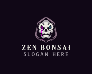  Skeleton Death Skull logo design