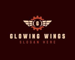 Auto Wing Mechanic Repair logo design