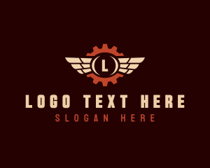 Motor - Auto Wing Mechanic Repair logo design