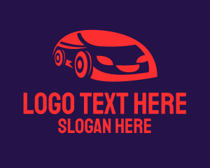 Small Business - Red Car Face logo design