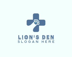 Paw Cross Veterinarian logo design