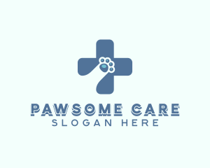 Veterinarian - Paw Cross Veterinarian logo design