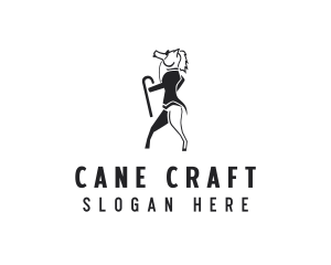 Cane - Pony Horse Gentleman logo design