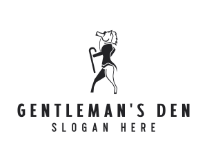 Sir - Pony Horse Gentleman logo design