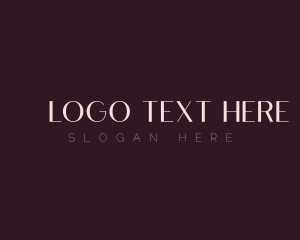 Luxurious - Elegant Feminine Lifestyle logo design