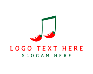 Tune - Hot Chili Music logo design