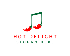 Hot Chili Music logo design