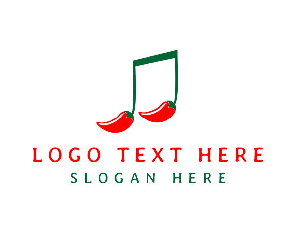 Hot - Hot Chili Music logo design