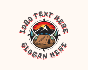 Mountain - Camping Summit Travel logo design