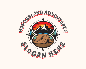 Camping Summit Travel logo design