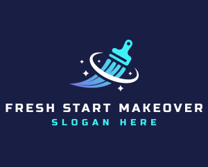 Makeover - Paint Brush Renovation logo design