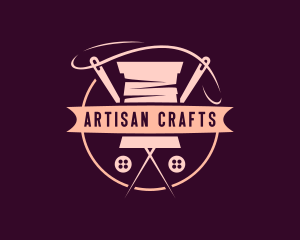 Crafts - Sewing String Fashion Boutique logo design
