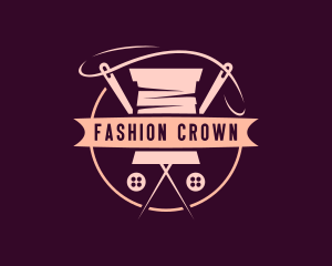 Sewing String Fashion Boutique logo design