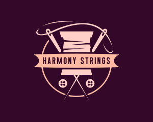 Sewing String Fashion Boutique logo design