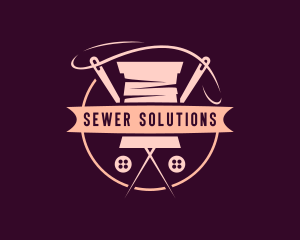 Sewer - Sewing String Fashion Boutique logo design