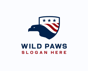 American Eagle Shield logo design