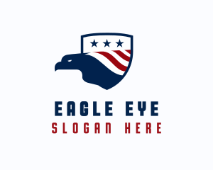 American Eagle Shield logo design