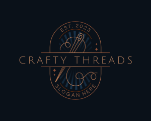 Needle Thread Seamstress logo design