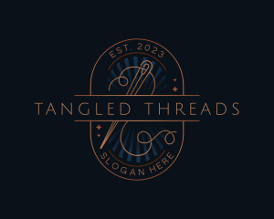 Needle Thread Seamstress logo design