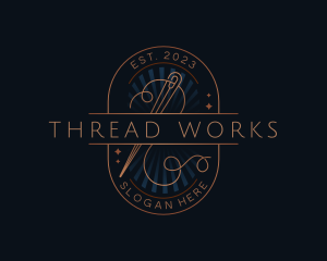 Needle Thread Seamstress logo design