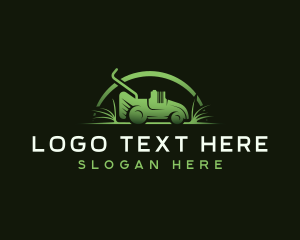 Planting - Lawn Mower Landscaping logo design