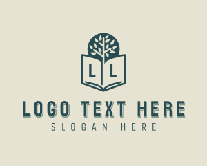 Academic - Tree Book Publisher logo design