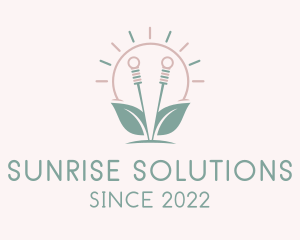 Sunrise Needle Acupuncture  logo design