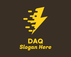 Yellow Fast Lightning Logo