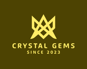 Royal Crown Crystal logo design