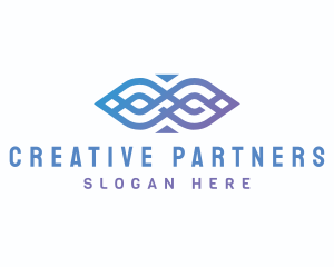 Creative Gradient Loop logo design